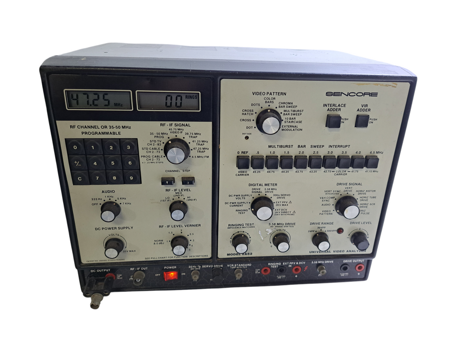 Sencore VA62 Universal Video Analyzer *READ*