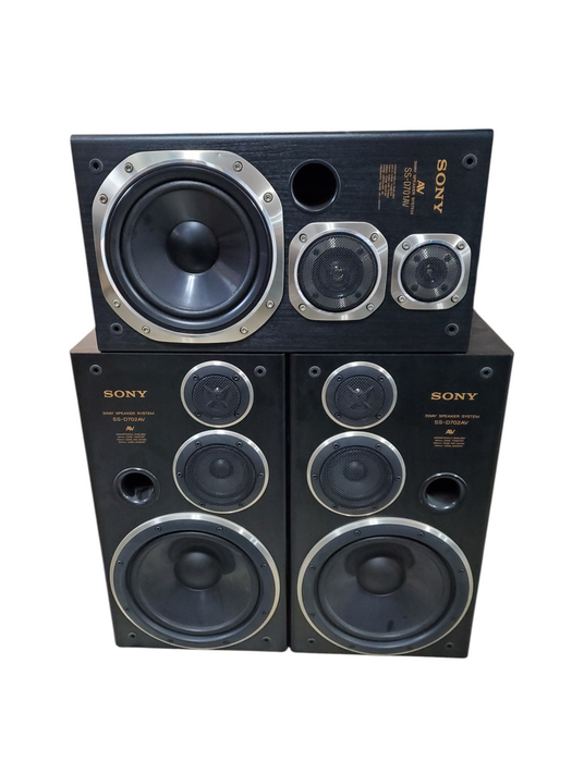 Sony AV 3Way Speaker System - 1x SS-D701AV, 2x SS-D702AV