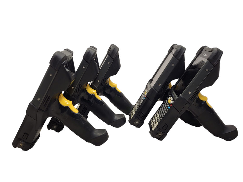Lot of 5x ZEBRA MC930B-GSEDG4NA Computer Barcode Scanner, 3x battery