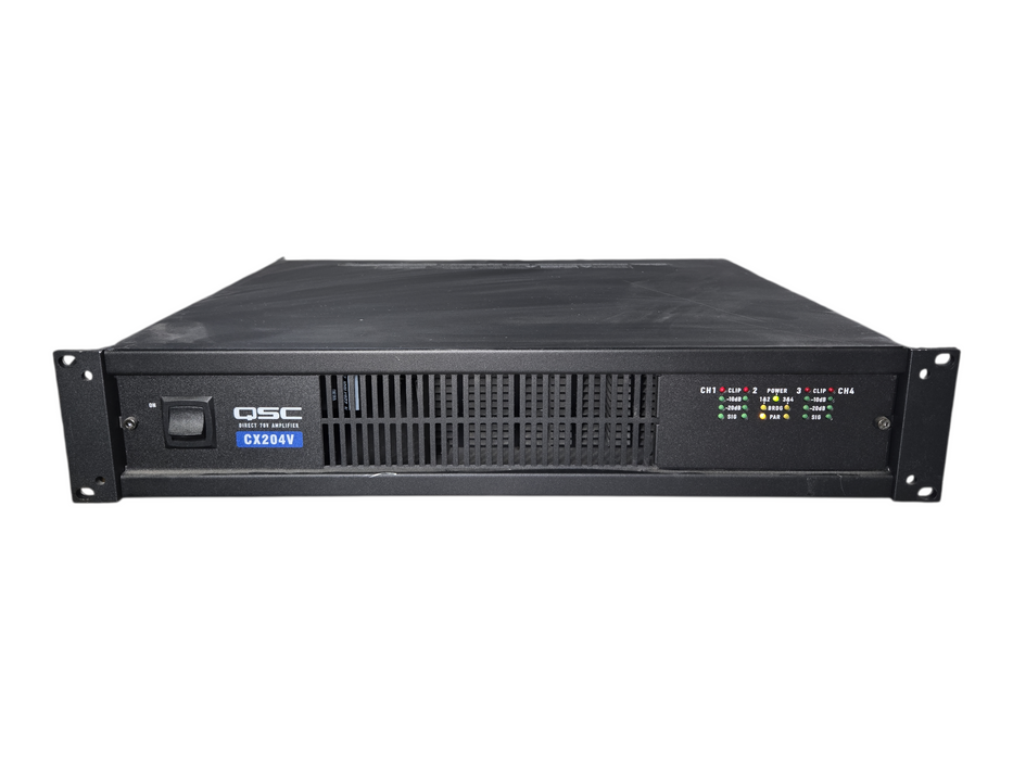 QSC CX204V Direct 200W 70V Amplifier 4 Channel 2U Rackmount