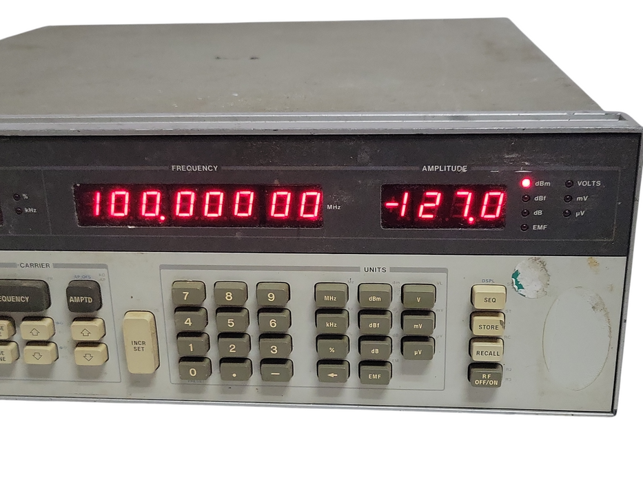 HP 8656B signal Generator 0.1-990MHz, READ