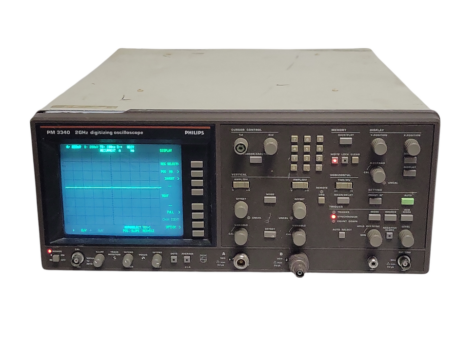 Philips PM 3340 2GHz digitizing oscilloscope, READ