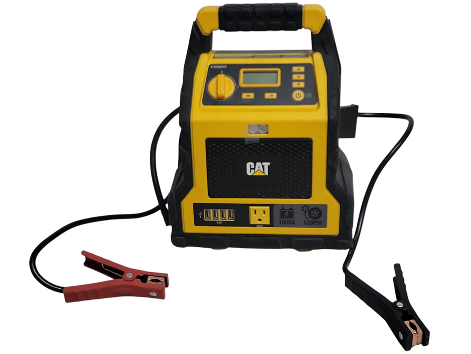 Cat CJ1000DCP Jump starter and Compressor, READ