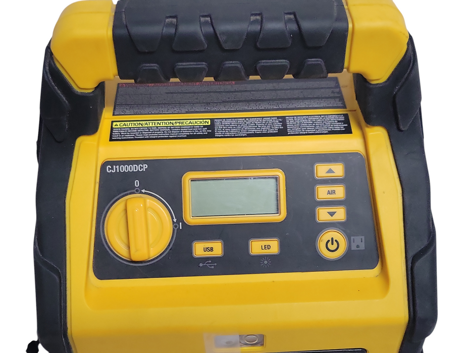 Cat CJ1000DCP Jump starter and Compressor, READ