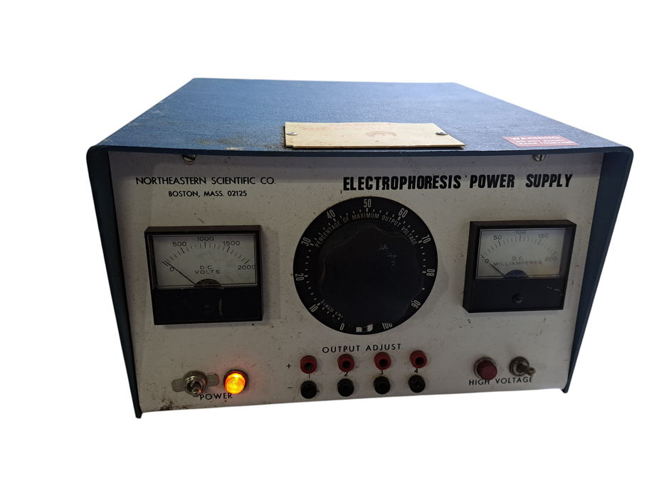 Northeastern Scientific Co. Electrophoresis High Voltage Power Supply