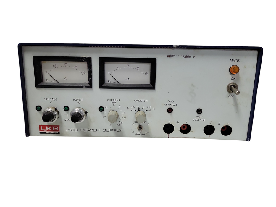 LKB BIOCHROM 2103 POWER SUPPLY READ