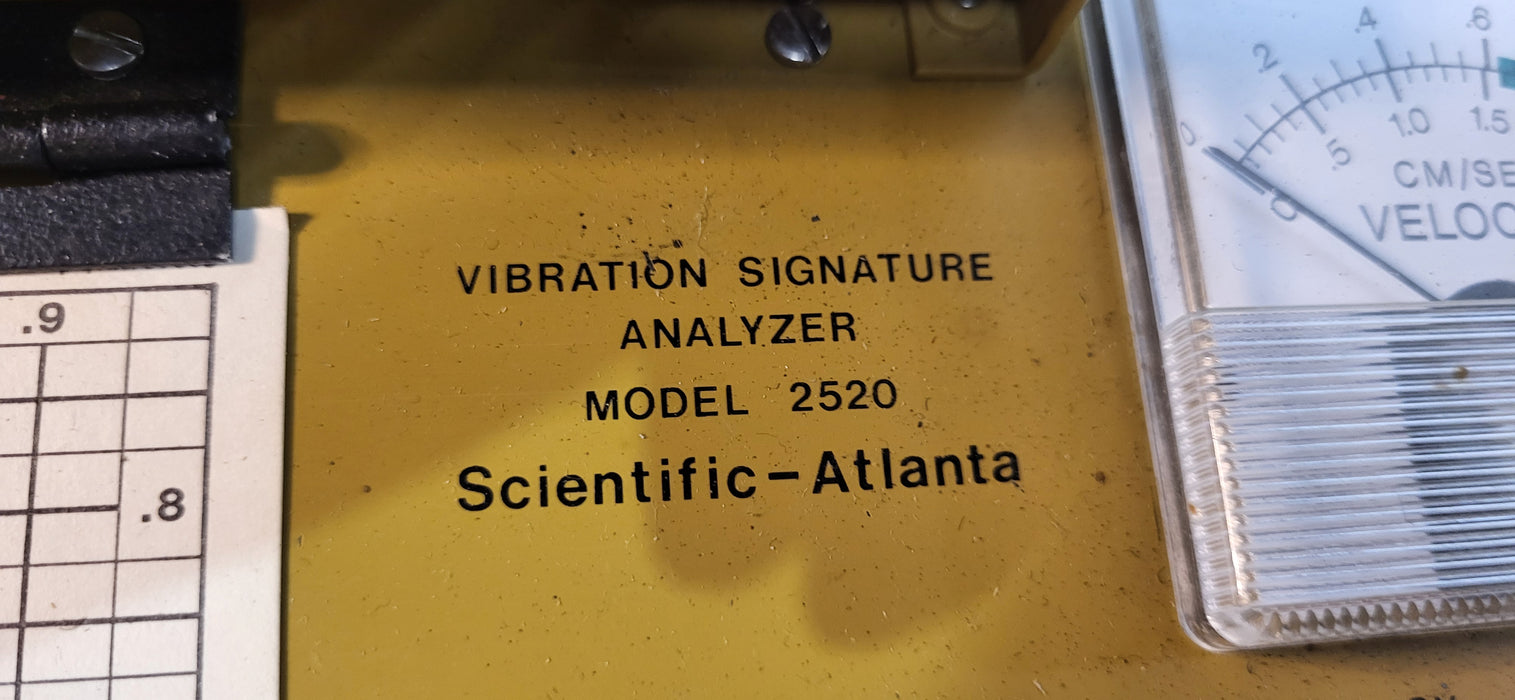Scientific Atlanta 2520 Vibration Signature Analyzer | READ