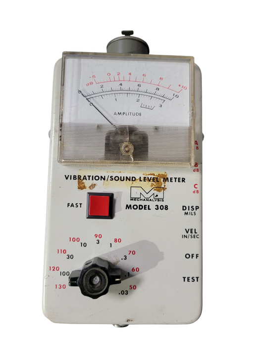 Vintage Mechanalysis Model 308 Vibration sound level Meter