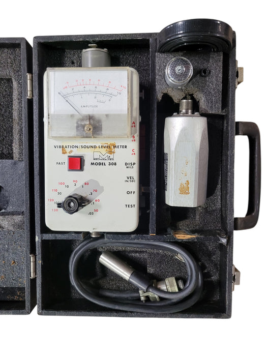 Vintage Mechanalysis Model 308 Vibration sound level Meter