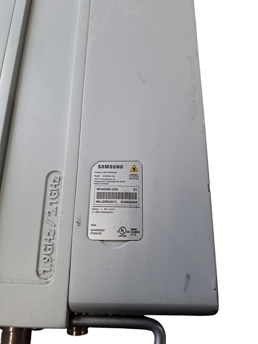 Samsung RF4430D-25A 4T4R PCS/AWS LTE RRU Remote Radio Unit NW-L3DRRUZ01TL