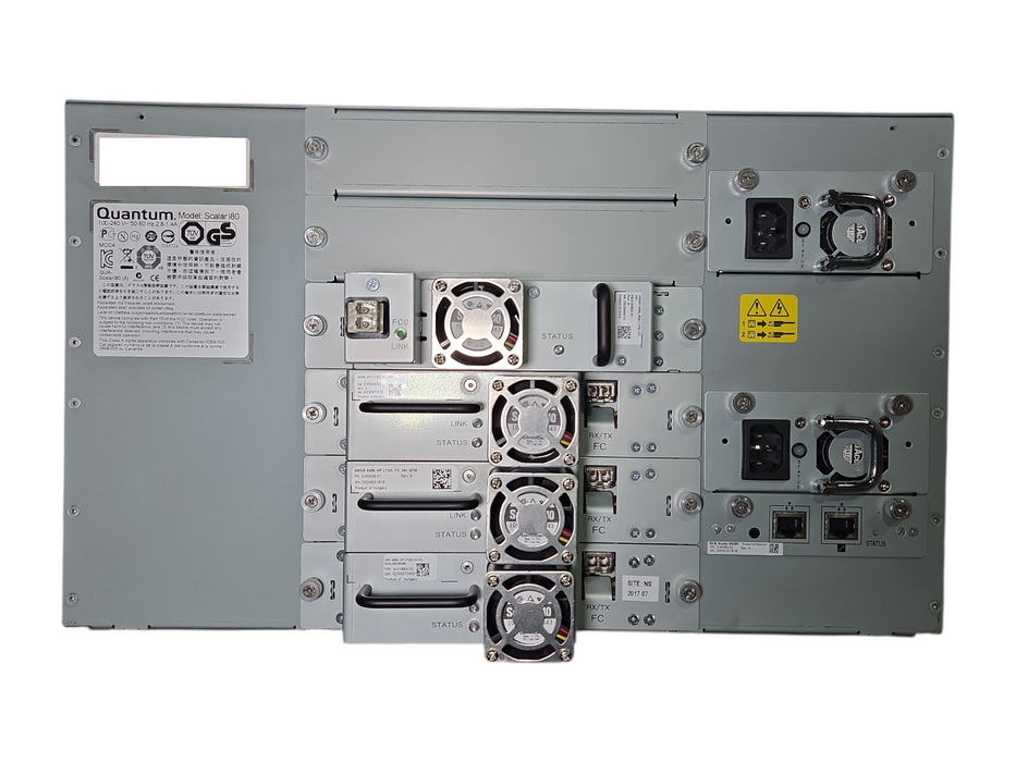 Quantum Scalar i80 6U 80-Slot Tape Library w/ 4x LTO-5 Drive