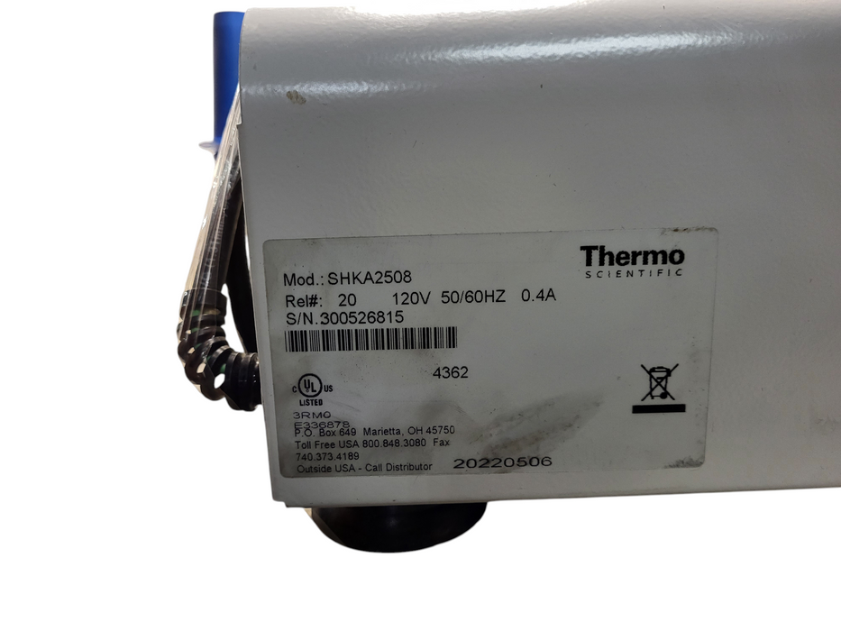 Thermo Scientific MaxQ 2500 Orbital Shaker SHKA2508 Benchtop Lab Mixer