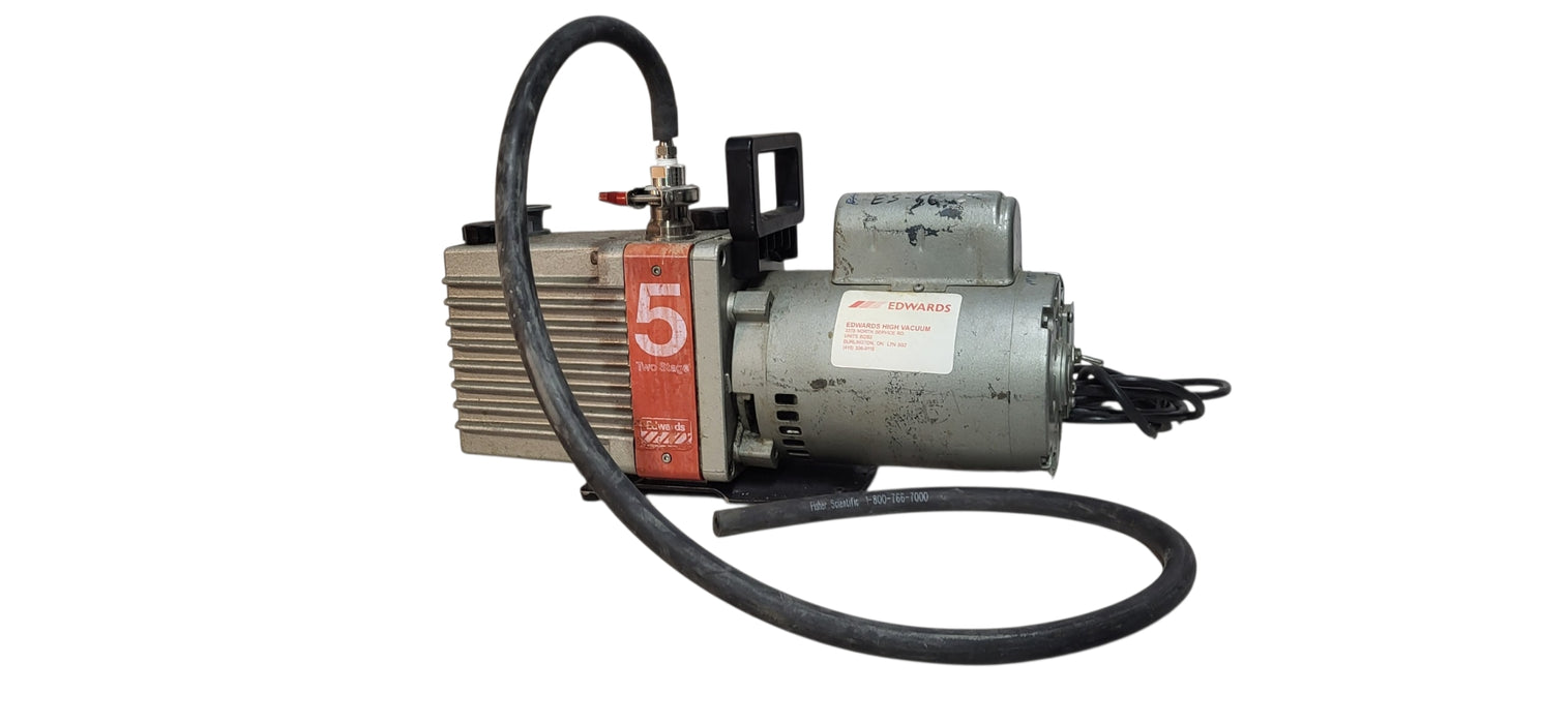 Edwards A4C17DC42 Two-Stage Rotary Vane Vacuum Pump | READ
