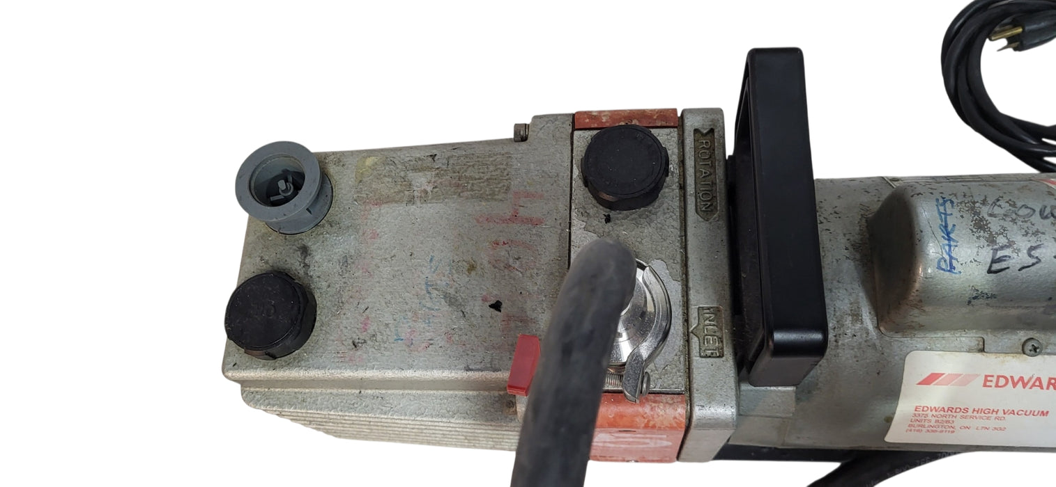 Edwards A4C17DC42 Two-Stage Rotary Vane Vacuum Pump | READ