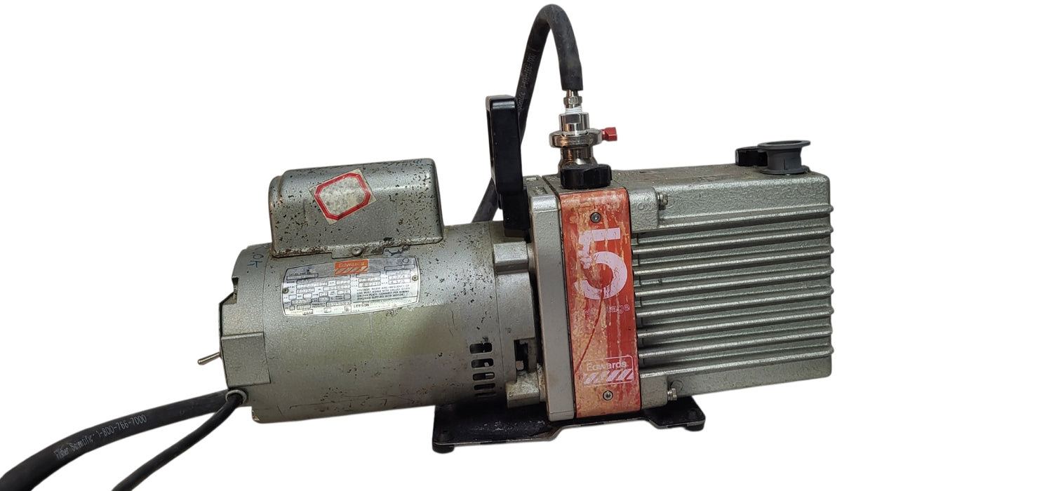 Edwards A4C17DC42 Two-Stage Rotary Vane Vacuum Pump | READ
