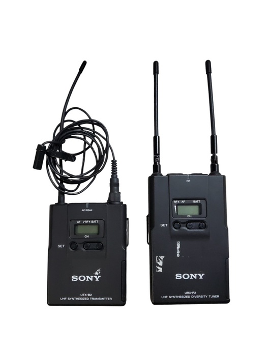 Sony URX-P2 UHF Tuner & Sony UTX-B2 UHF Transmitter *READ*