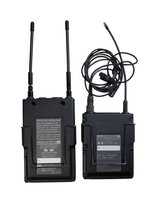 Sony URX-P2 UHF Tuner & Sony UTX-B2 UHF Transmitter *READ*