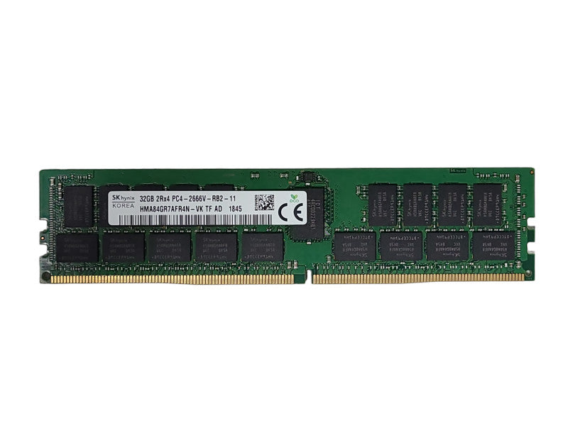 SK Hynix 32GB 2Rx4 PC4-2666V-RB2-11, DDR4 Server Memory Q