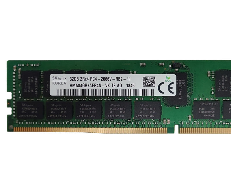 SK Hynix 32GB 2Rx4 PC4-2666V-RB2-11, DDR4 Server Memory Q