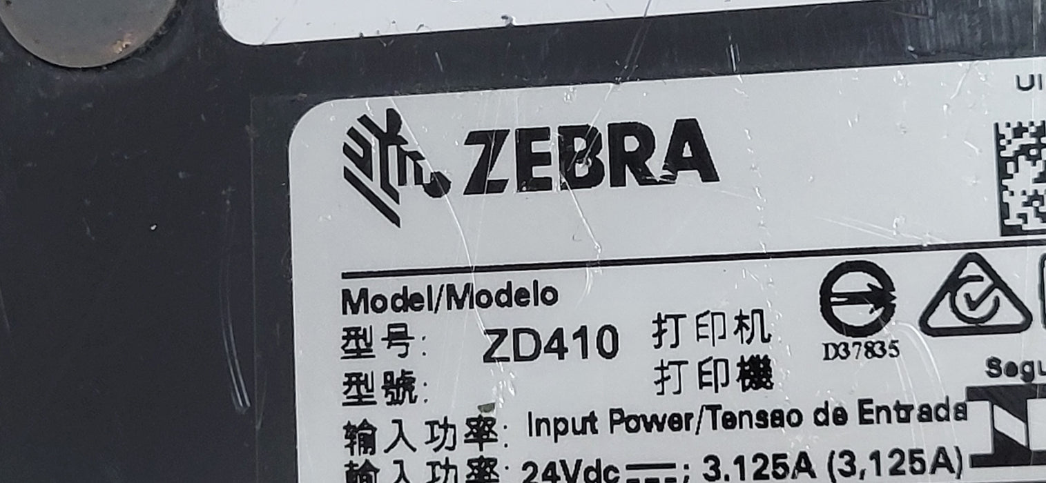 Zebra ZD410 Direct Thermal Barcode Label Receipt Printer