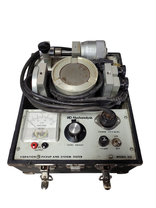 IRD MECHANALYSIS MODEL 421 VIBRATION PICKUP AND SYSTEM TESTER