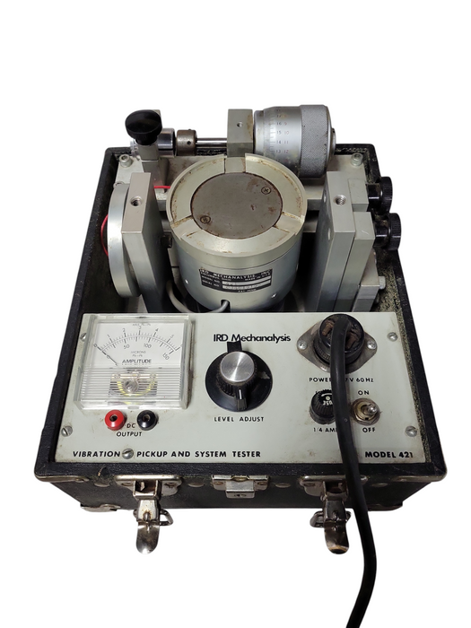 IRD MECHANALYSIS MODEL 421 VIBRATION PICKUP AND SYSTEM TESTER