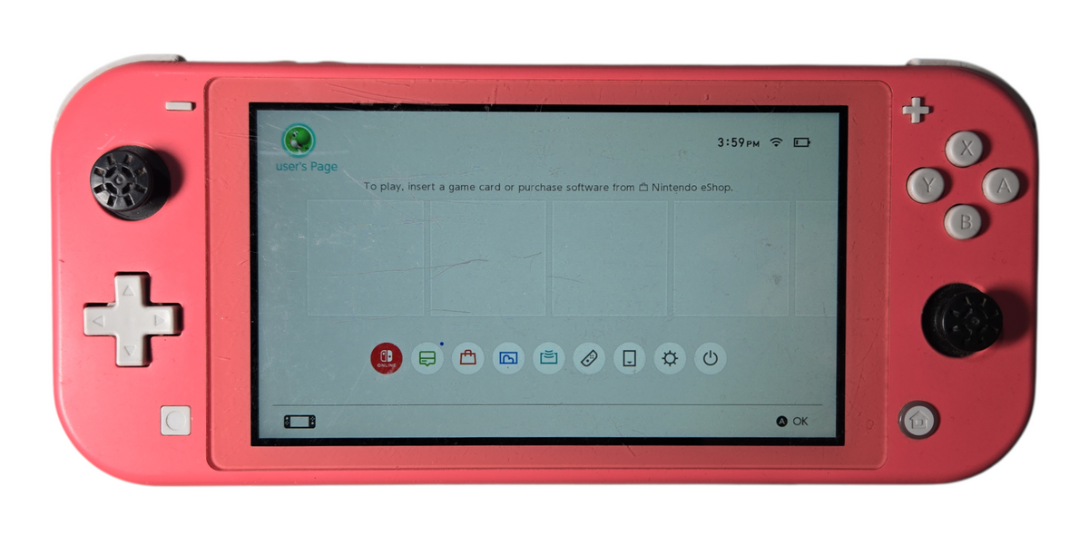 Nintendo Switch Lite Coral Handheld Console, No SD Card — retail.era