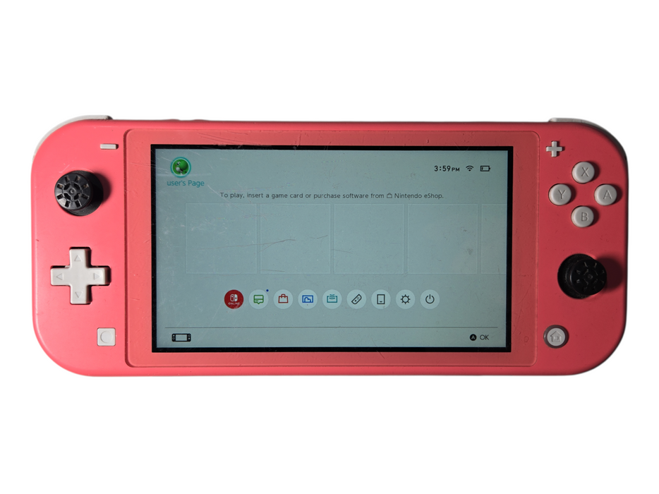 Nintendo Switch Lite Coral Handheld Console, No SD Card