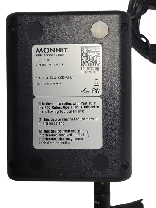 Monnit 900 MHz Ethernet Gateway 4 MNG2-9-EGW-CCE-UNLK _