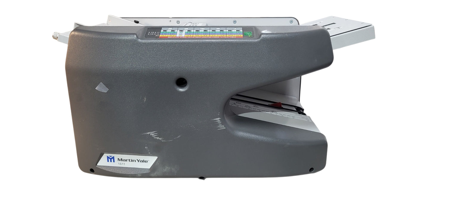 Martin Yale 1611 Paper Folding Machine Bindery Folder