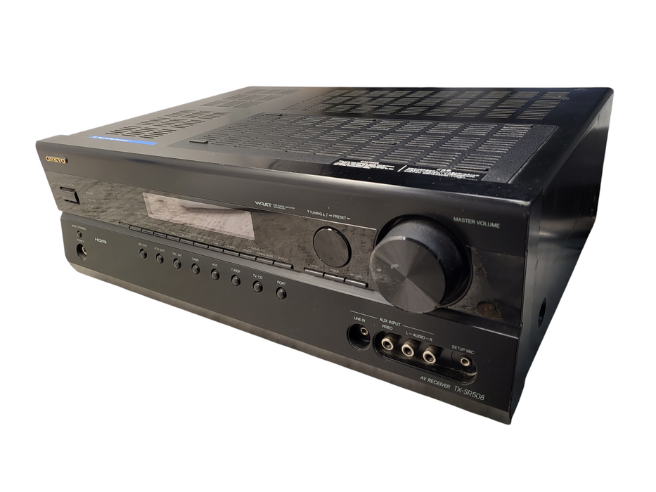 Onkyo TX-SR508 HDMI 7.1 Channel AV 560W Home Theater Receiver NO REMOTE