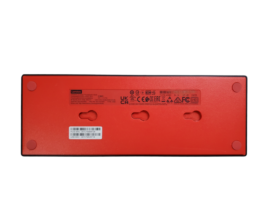 Lenovo ThinkPad Universal Thunderbolt 4 Dock 40B0 DK2131 w/ 135w Adapter