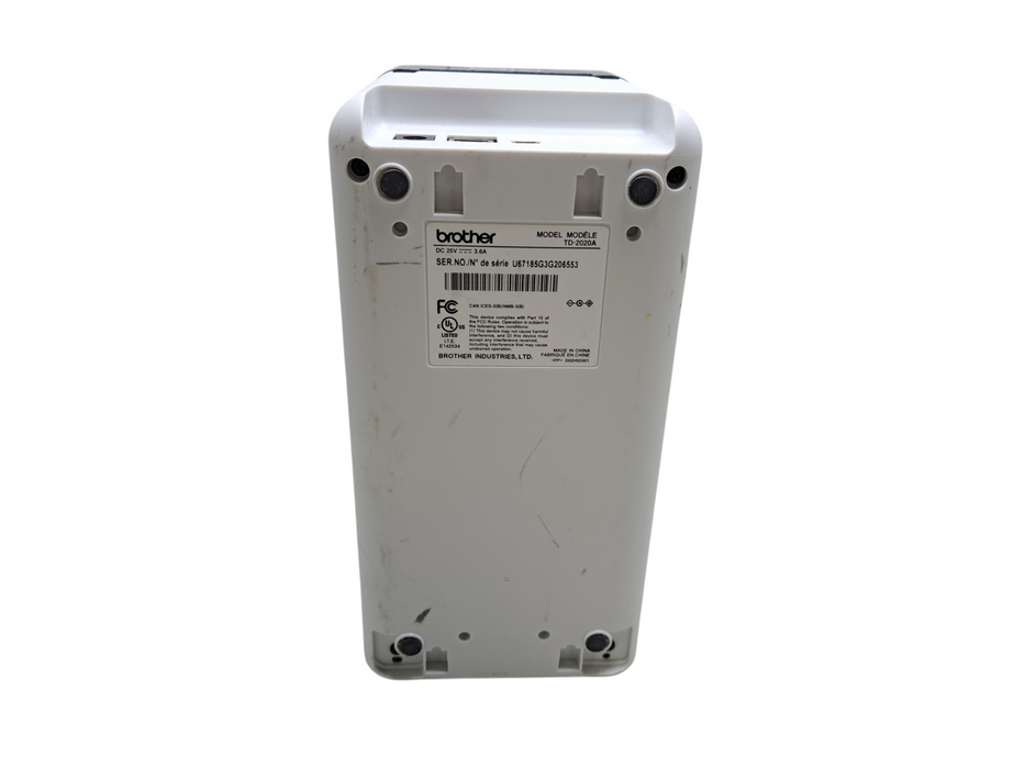 Brother TD-2020A Direct Thermal Label Printer No AC