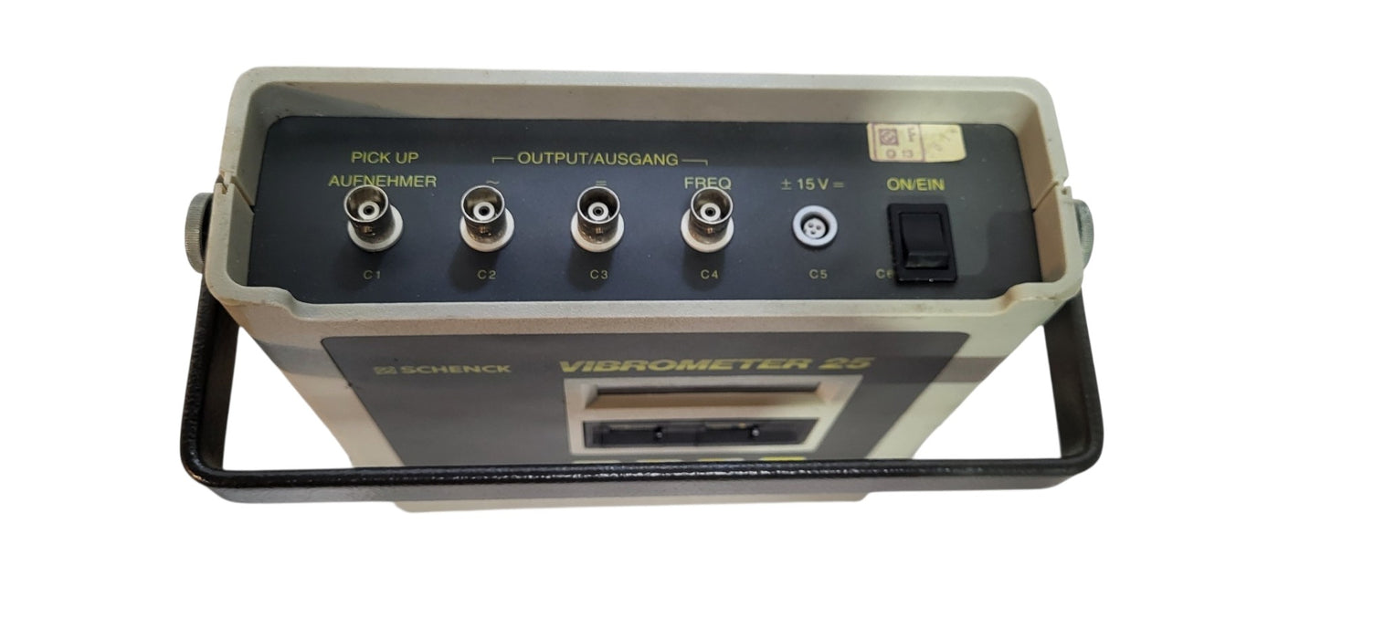 Schenck Vibrometer 25 Vibration Meter W/ T 77