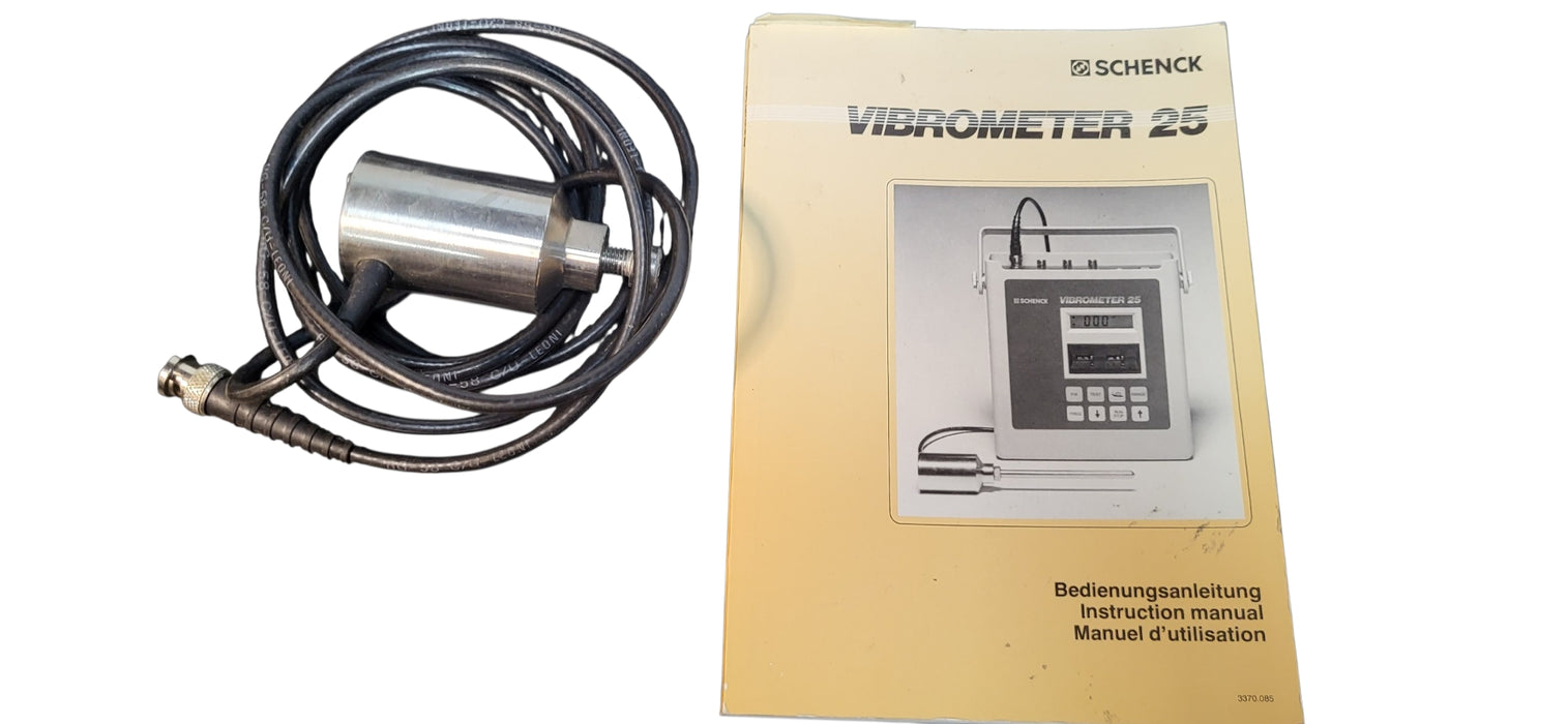 Schenck Vibrometer 25 Vibration Meter W/ T 77