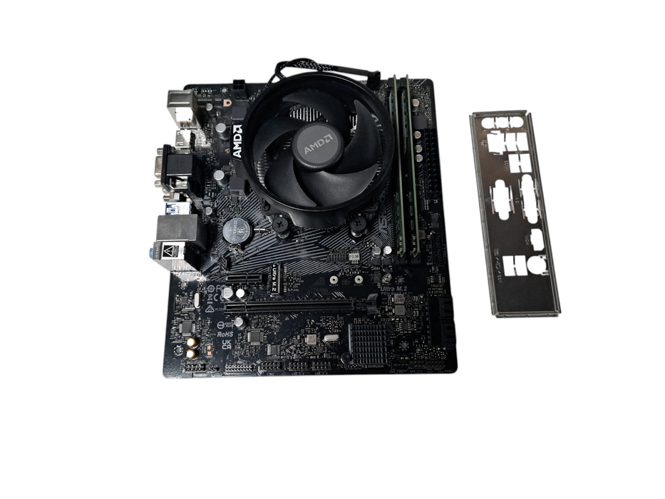 ASrock A520M-HDV AM4 Motherboard | Ryzen 5 5600G | 16GB DDR4 3200 MHz | I/O