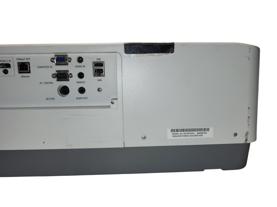 NEC NP-PA703UL 3LCD WUXGA 7000 Lumen LCD Professional Projector READ