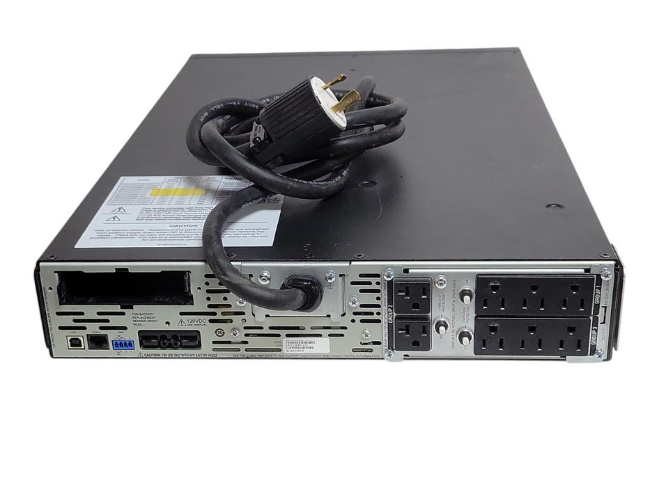 APC SMX2200RMLV2U 1980W Rackmount UPS, No Battery/Management Card/Faceplate READ