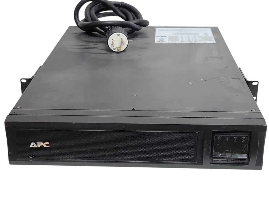 APC SMX2200RMLV2U 1980W Rackmount UPS w/ AP9640 Card, No Batteries, READ