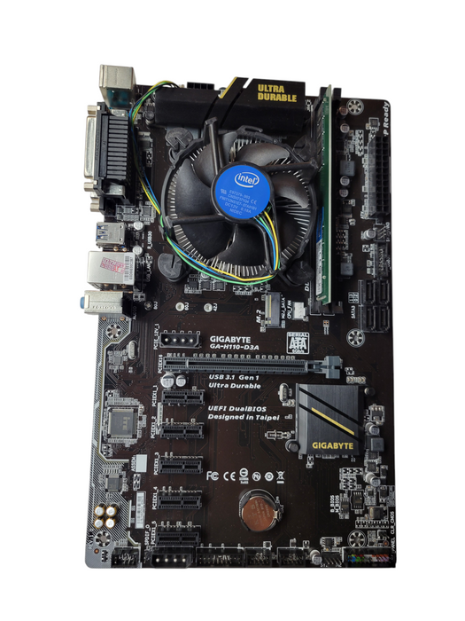 Intel Celeron G3900 GIGABYTE GA-H110-D3A 4GB DDR4