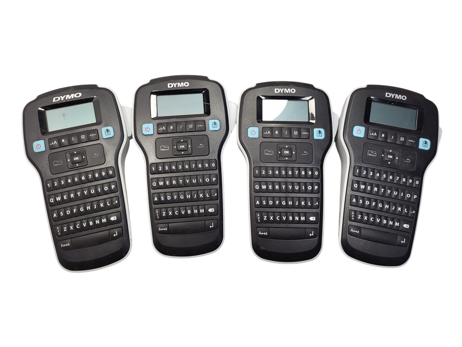 Lot of 4x DYMO Label Manager 160 Handheld Portable Label Maker