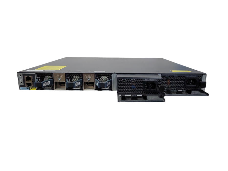 Cisco WS-C3650-24PS-E | 24-Port Gigabit PoE+ Switch | 4x SFP 2x PSU
