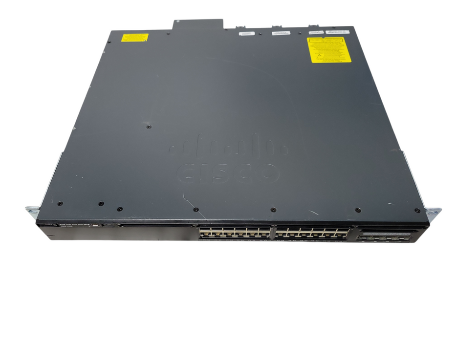 Cisco WS-C3650-24PS-E | 24-Port Gigabit PoE+ Switch | 4x SFP 2x PSU