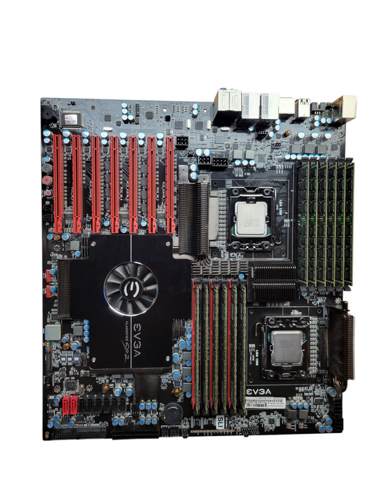 2x Intel Xeon E5620 EVGA CLASSIFIED SR-2 32GB DDR3 + I/O Plate