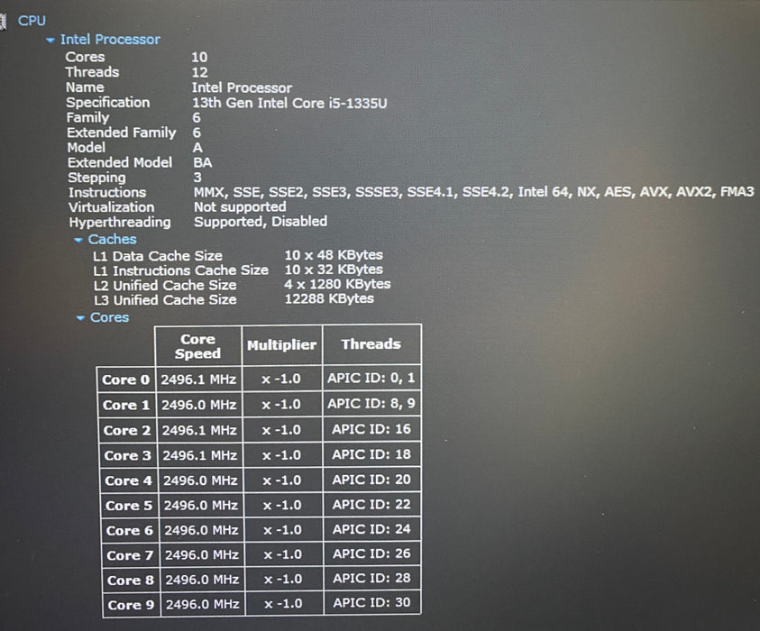 Dell Latitude 5440 Intel Core i5-1335U 1.30GHz 16GB RAM 256GB SSD