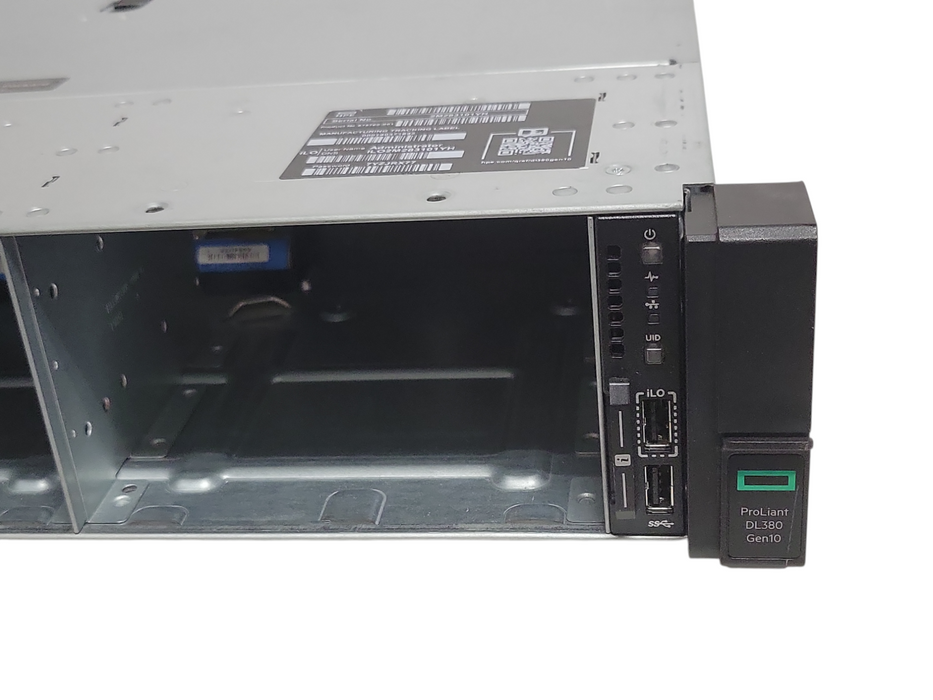 HP Dl380 Gen 10 Server barebone with 2x Xeon Gold 6138 CPUs, No RAM/CPU/PSU READ
