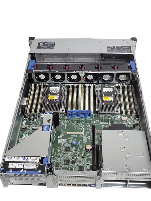 HP Dl380 Gen 10 Server barebone with 2x Xeon Gold 6138 CPUs, No RAM/CPU/PSU READ