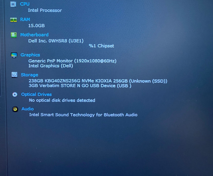 Dell Latitude 5450 Core Ultra 5 125U 1.30GHz 16GB RAM 256GB SSD READ!