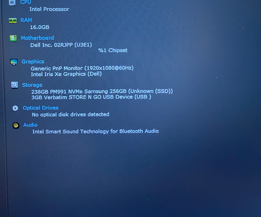 Dell Latitude 5440 Intel Core i5-1335U 1.30GHz 16GB RAM 256GB SSD READ!