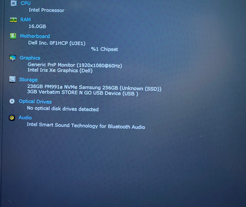 Dell Latitude 5440 Intel Core i5-1335U 1.30GHz 16GB RAM 256GB SSD